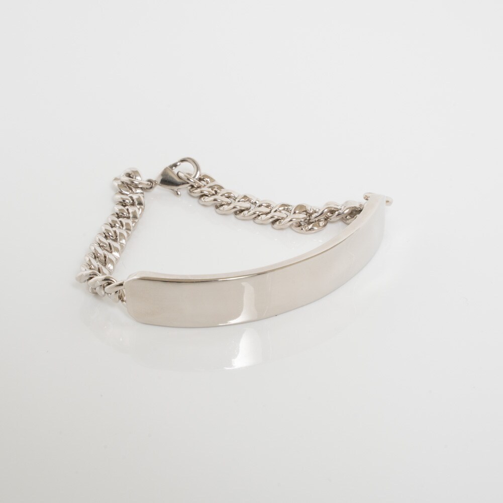 T1サイズ[A.P.C.]ブレスレット DARWIN GOURMETTE シルバーを税込・送料