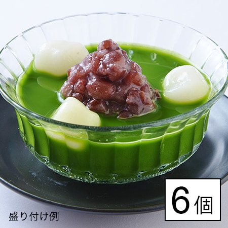 京都・東山茶寮 抹茶のおぜんざい 6個入