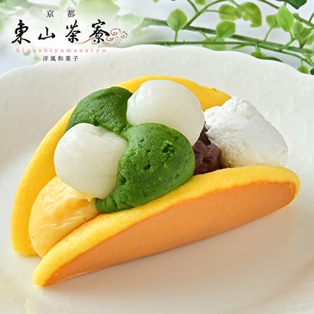 【京都】東山茶寮 宇治抹茶 カスタードサンドどらやき 3個