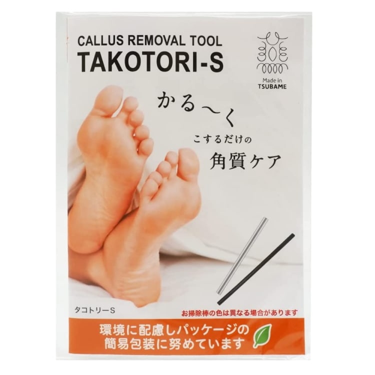 タコトリーS／細いスティック状の形の、ピンポイントでケアできる角質削り！