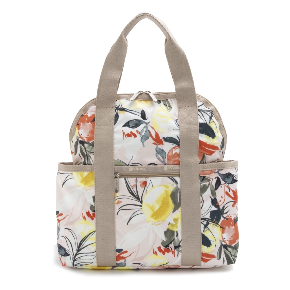 LeSportsac]リュック DOUBLE TROUBLE BACKPACK ベージュ系を税込・送料 
