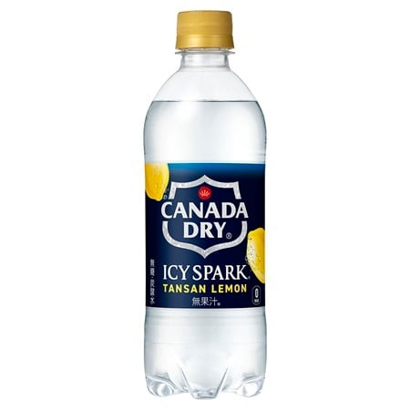 【24本】アイシー・スパーク フロム カナダドライ レモン PET 490ml