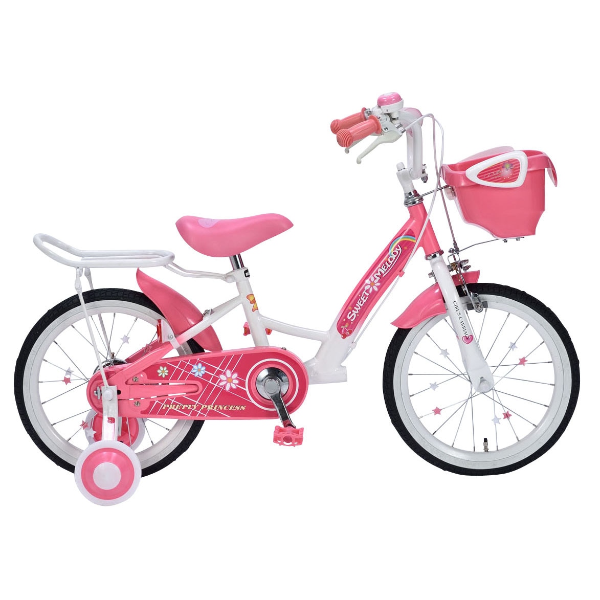 ピンク】子供用自転車16インチ・補助輪付を税込・送料込でお試し 