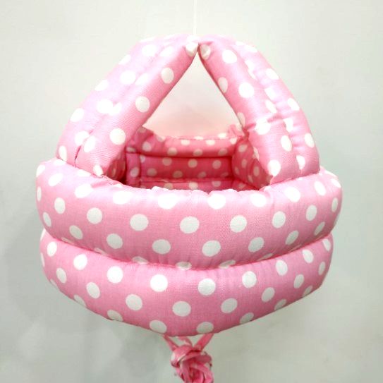 【ピンクドット】ベビー ヘルメット ヘッドガード クッション 赤ちゃん あかちゃん セーフティー