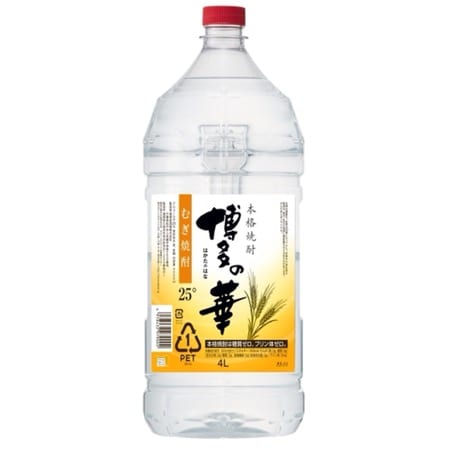 博多の華　麦25度　ペット　4000ml×4本