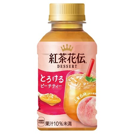 美女が飲んだピーチティー 24本】紅茶花伝 デザート とろけるピーチティー 280mlPETを税込・送料