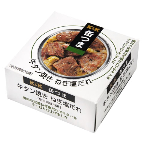 K&K 缶つま 牛タン焼き ねぎ塩だれ 60g x6