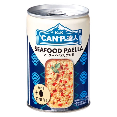 K&K “CAN”Pの達人 シーフードパエリアの素 270g x12