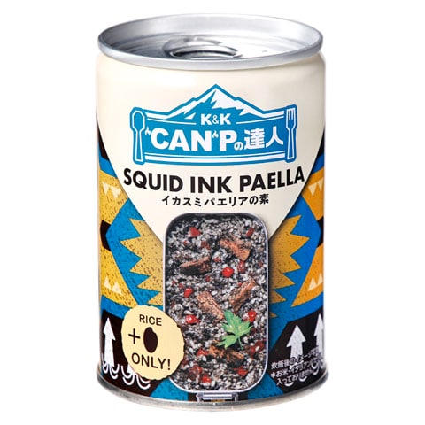 K&K “CAN”Pの達人 イカスミパエリアの素 270g x12
