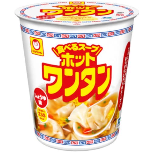 マルちゃん ホットワンタン しょうゆ 46g x12