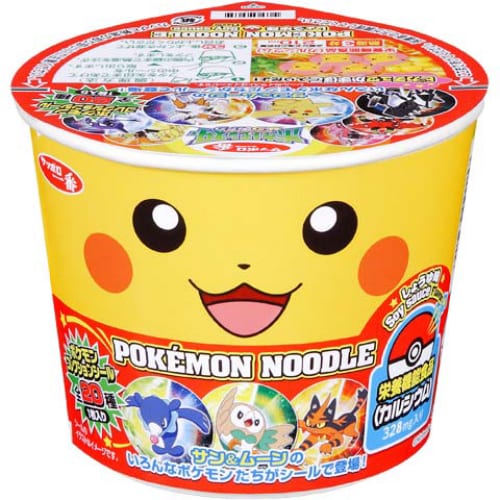 サンヨー食品 サッポロ一番 ポケモンヌードルしょうゆ味 カップ 38g x12