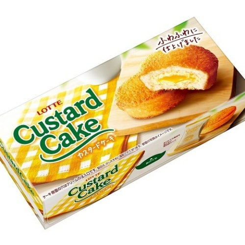 ロッテ カスタードケーキ 6個 x5