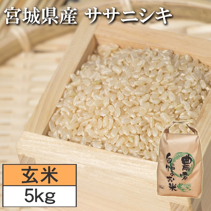 ササニシキ玄米22kg　　令和5年秋田県産
