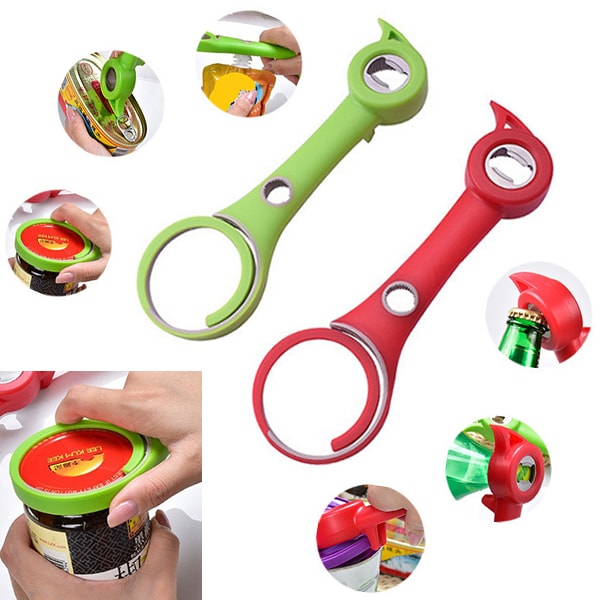 【2個セット（カラーランダム）】色々使える多機能オープナー