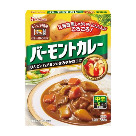 ハウス レトルト バーモントカレー 中辛 200g x10