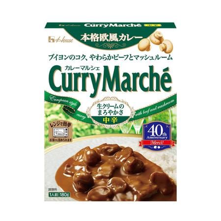 ハウス カレーマルシェ 中辛 180g x10