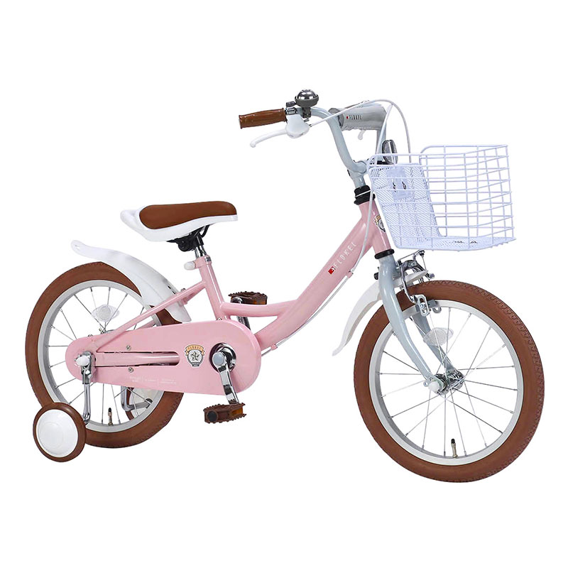 【ストロベリー】子供用自転車16インチ・補助輪付