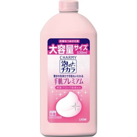 泡のチカラ　手肌プレミアムつめかえ用　530ML×15点セット