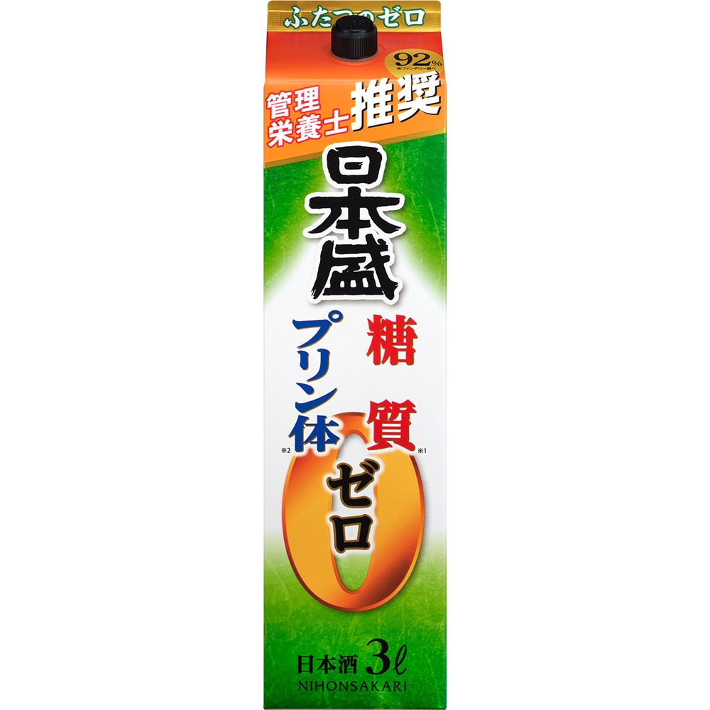日本盛 糖質ゼロプリン体ゼロ 3000ml×4本