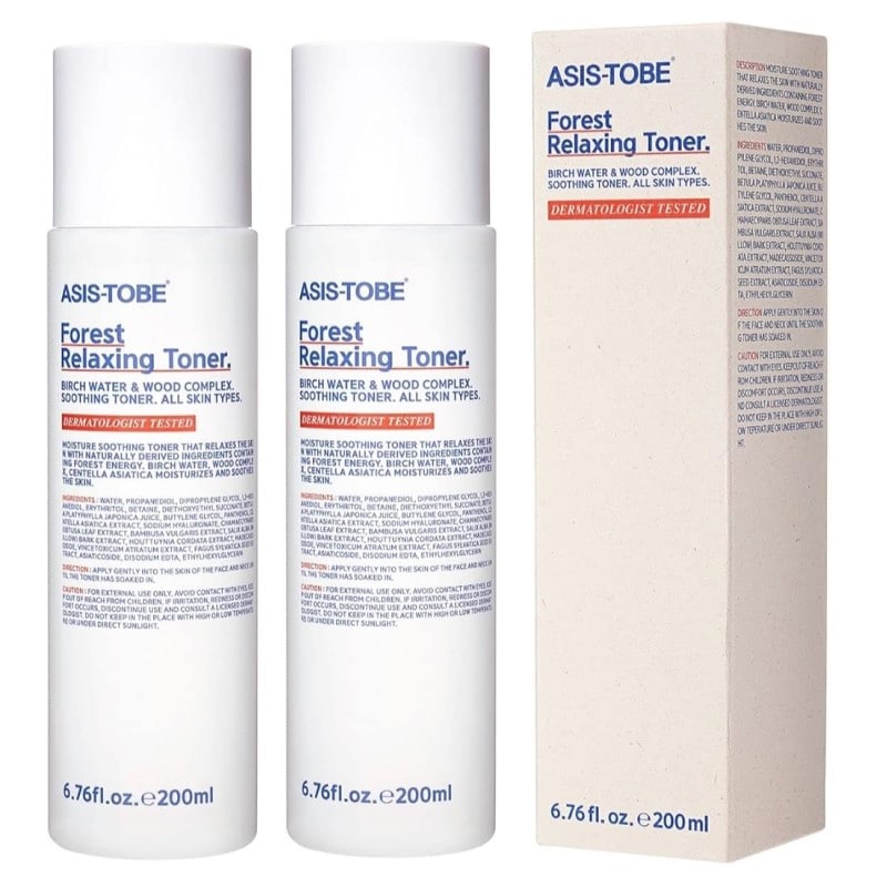 2本【ASIS-TOBE (アズイズトゥービー) 】フォレスト リラクシング トナー