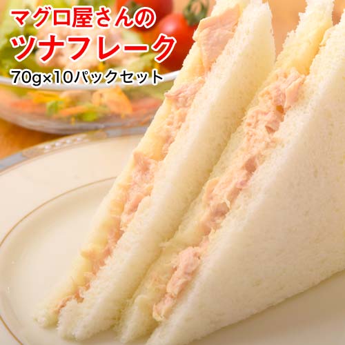 【 70g×10パック】カネトモ マグロ屋さんのツナフレーク