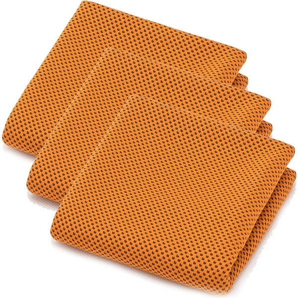 【オレンジ×3枚セット】熱中症対策にひんやりクールタオル