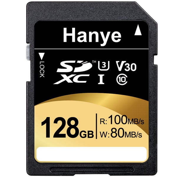 【128GB】SDXCカード 超高速R:100MB/s W:80MB/s