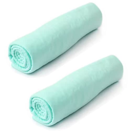 【2枚／Lサイズ（66×43cm）/グリーン】 超吸水&速乾！セームタオル