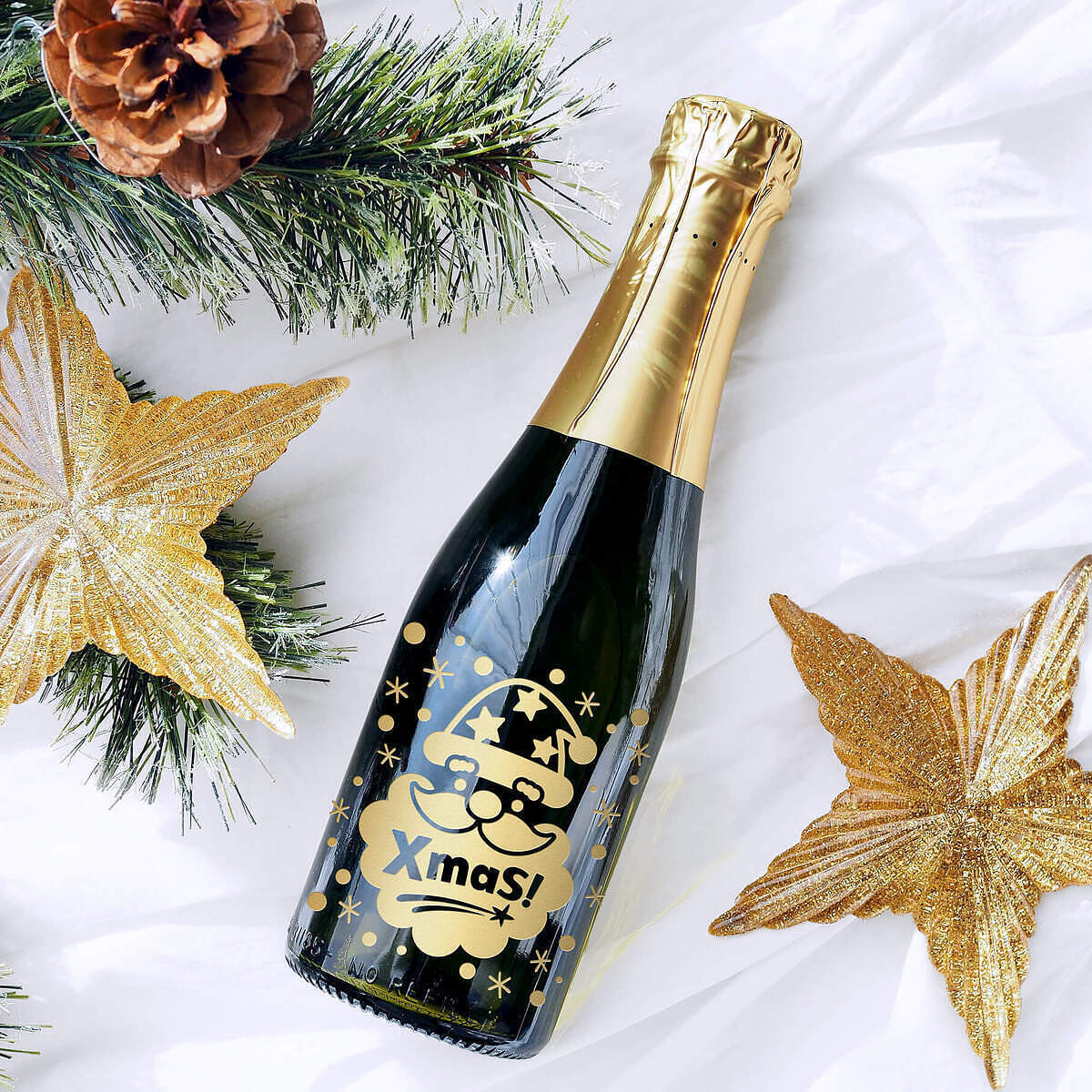 【200ml】クリスマスサンタボトル スパークリング