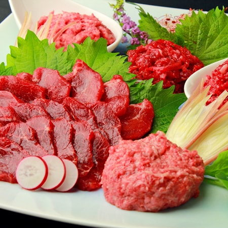 【3種計360g+10mlたれ付き】熊本 「千興ファーム」 鮮馬刺しバラエティ3種セット