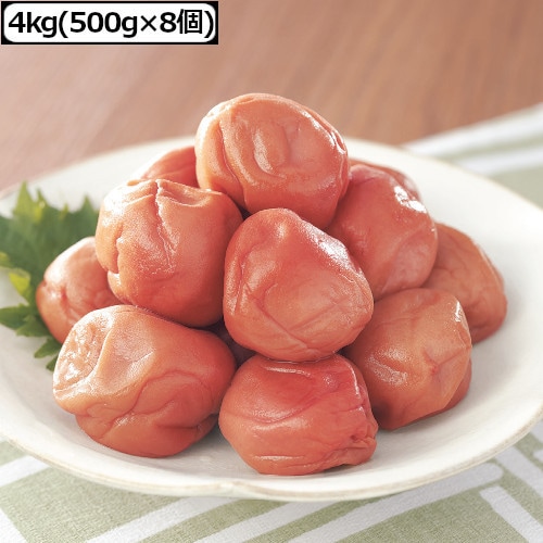 【計4kg/500g×8個】紀州南高梅お徳なうす塩の梅