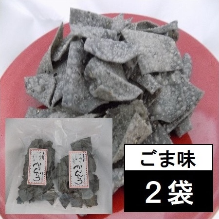 稲庭うどんの郷で作った「かりんとう」ごますり君（ごま味）×2袋