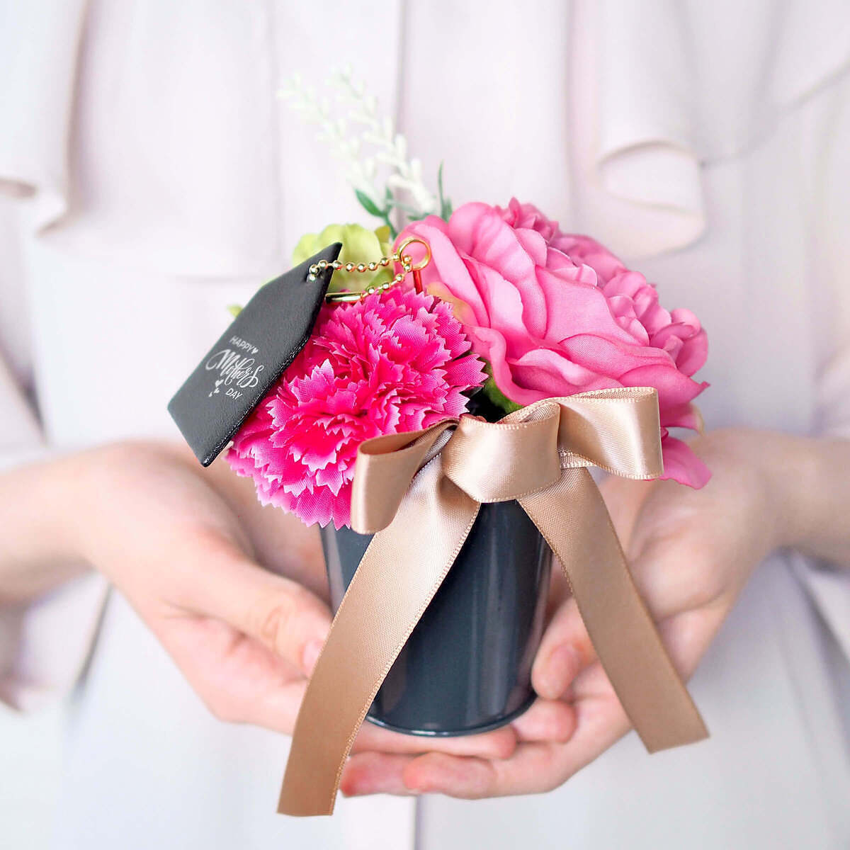 母の日のカーネーションポット ベリーピンク