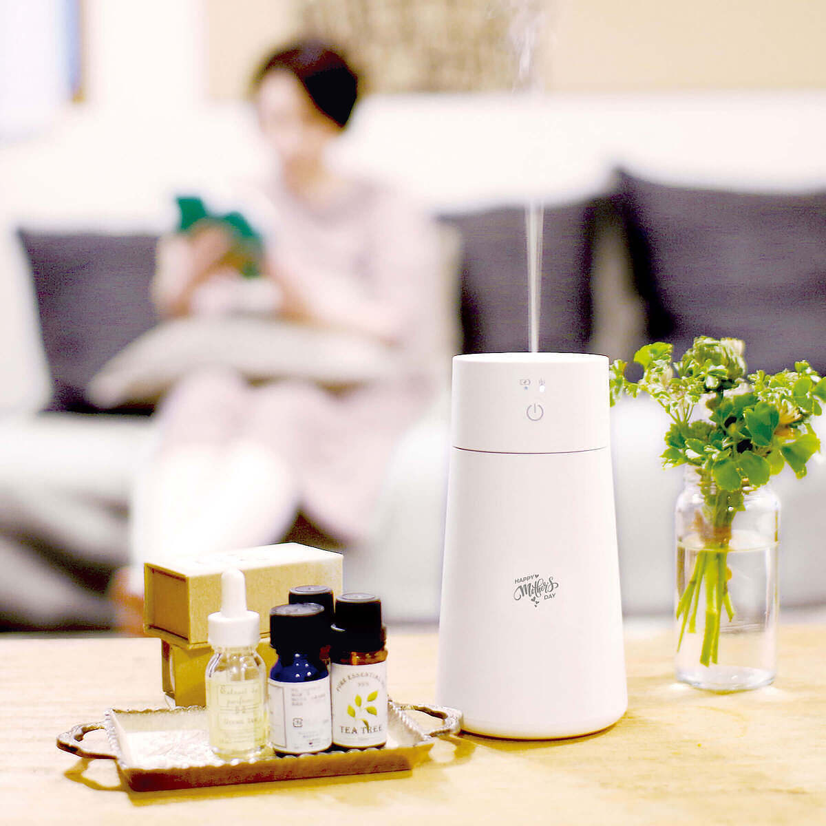 母の日の感謝を伝える アロマディフューザー