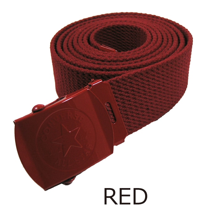 コンバース converse   ベルト  GIベルト(ガチャベルト)RED