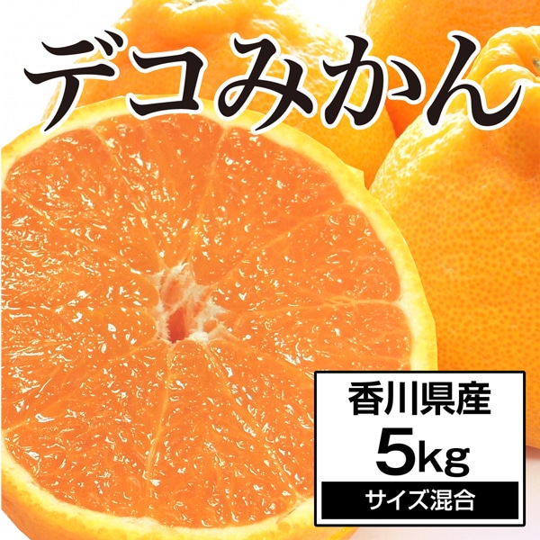 【箱含む5.0kg(M-L)】香川県産 デコみかん (サイズ混合)
