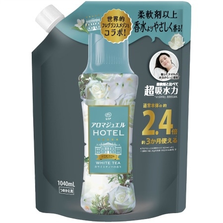 レノアアロマジュエル　ホワイトティーの香りつめかえ用特大サイズ　1040ML×7点セット
