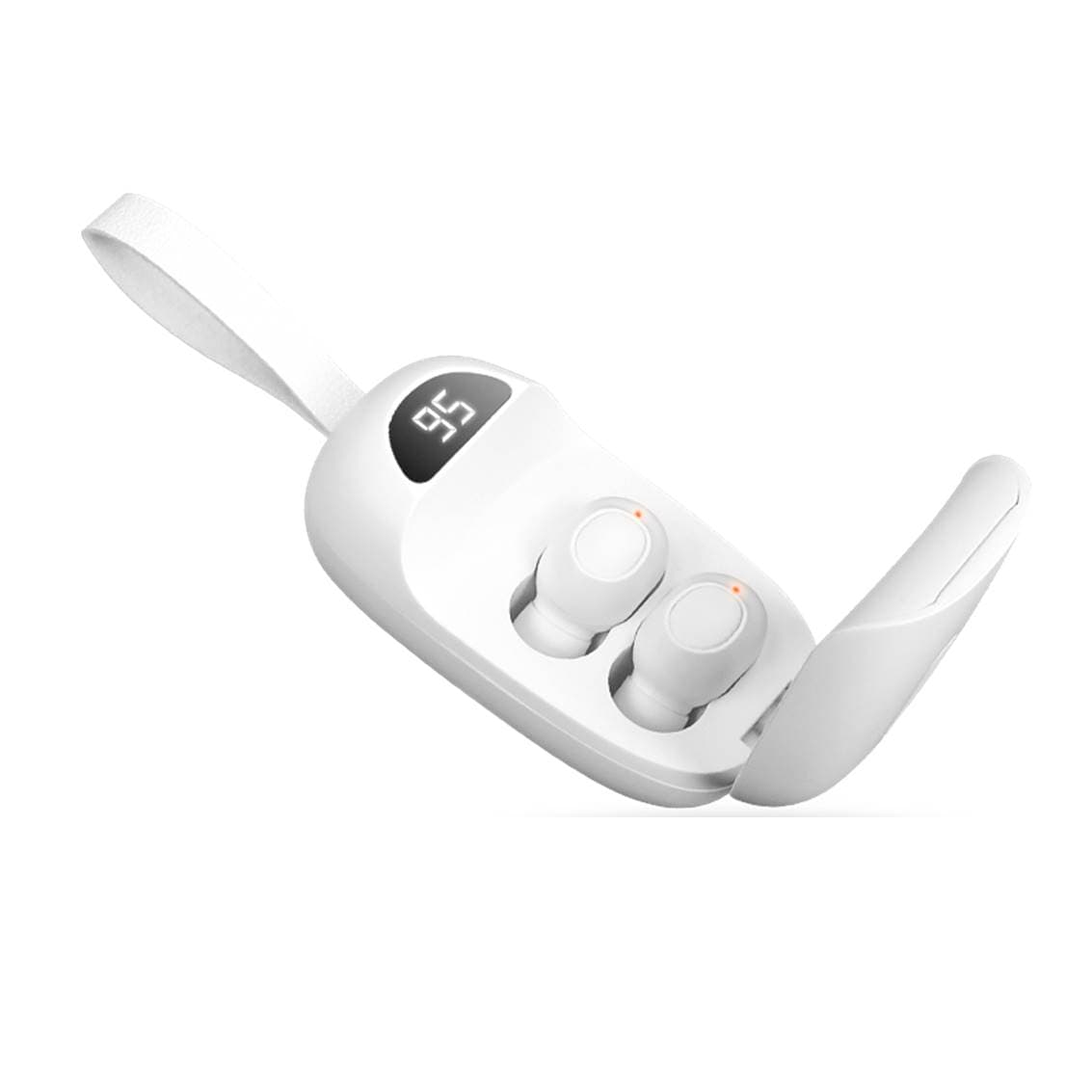 集音器 ホワイト イヤホン型 充電ケース付き