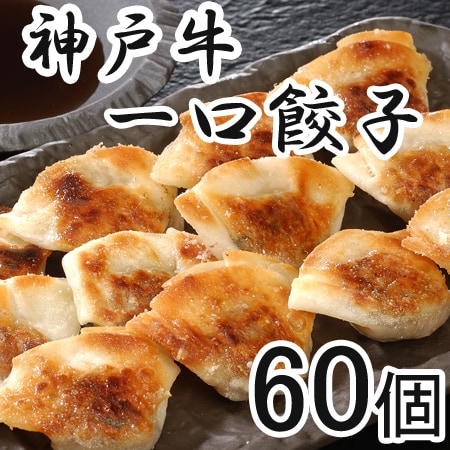 【計60個/(8g×20個入)×3パック】兵庫 神戸牛一口餃子セット
