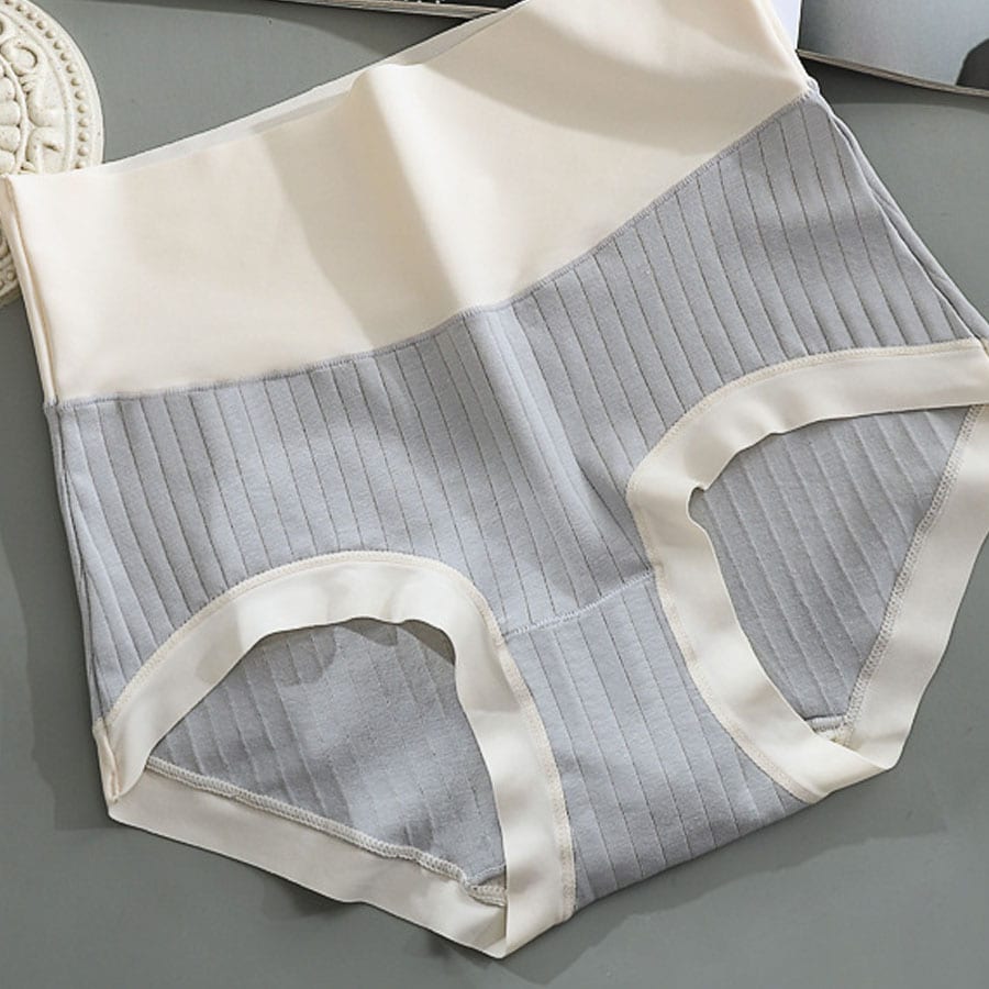 【ライトブルー】ハイウエストシームレスショーツ