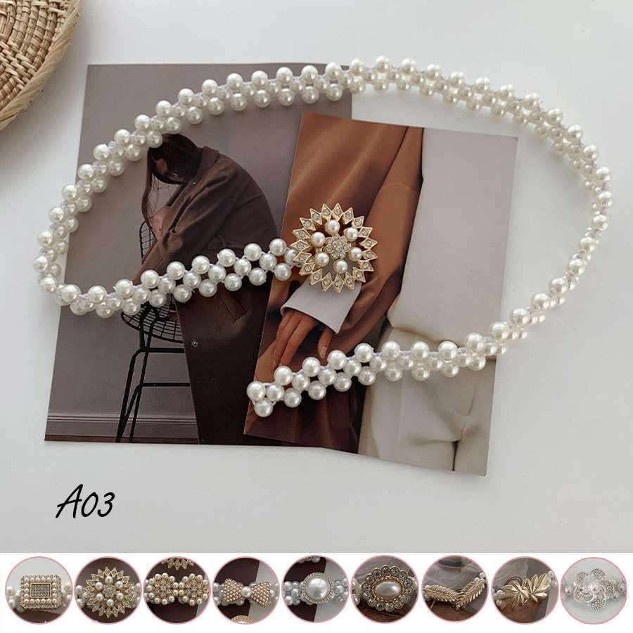 レディースパールゴムベルト（A03）