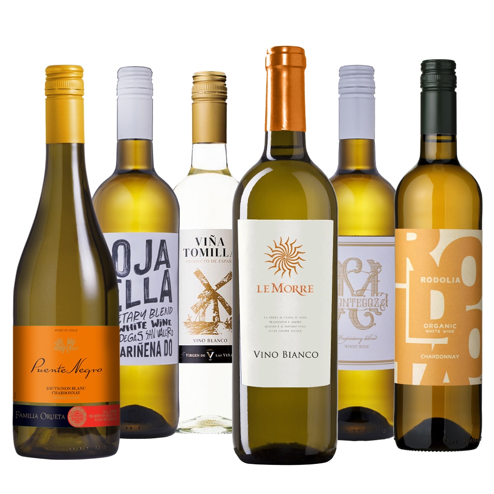 【6本セット】コスパ抜群！普段使いに丁度いいお手軽白ワインセット