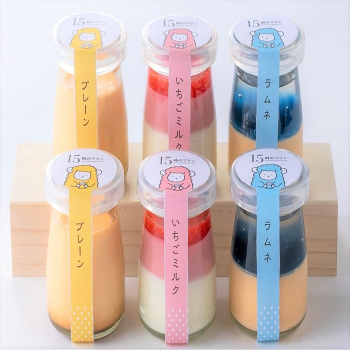 【3種計6個】3種のプリン