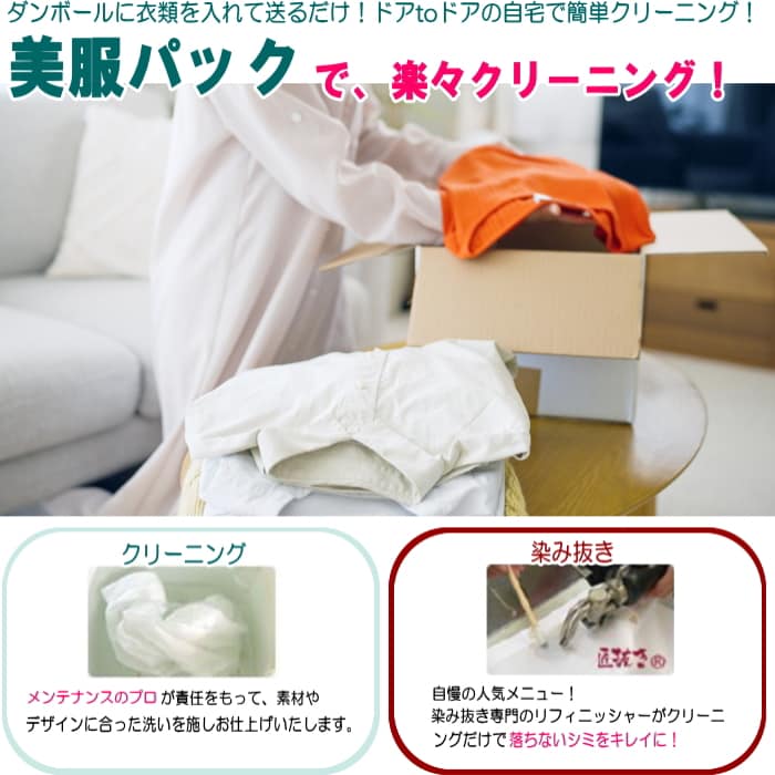 【ディリー】衣類のクリーニング・匠のしみ抜き 美服パック 20点セット（保管なし）［ECO］