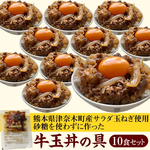 【計10袋(1袋80g×10袋)】牛玉丼の具