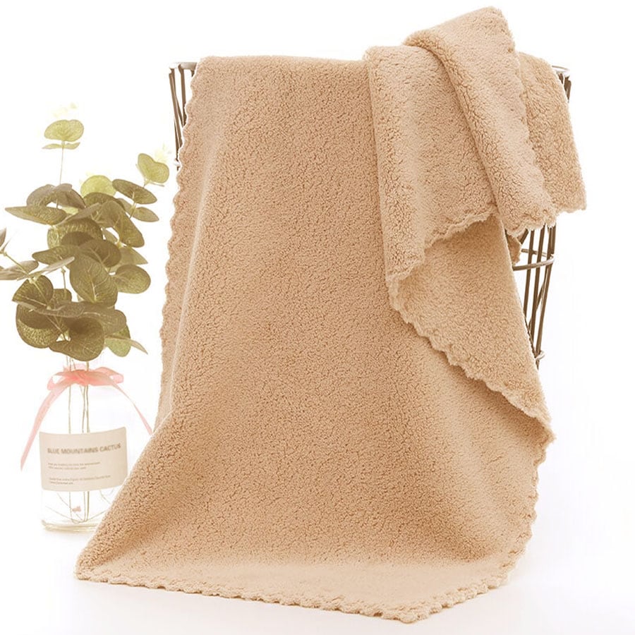 【ベージュ】フェイスタオル