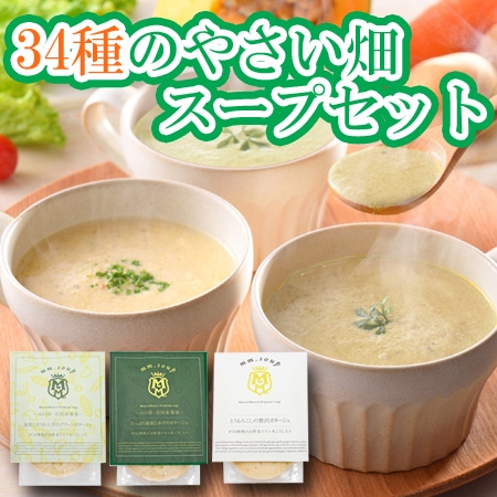 【3種×各1個】「MaazelMaazel」34種のやさい畑スープセット