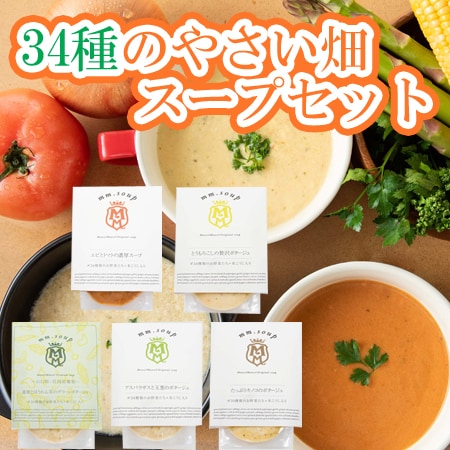 【5種×各1個】「MaazelMaazel」34種のやさい畑スープセット
