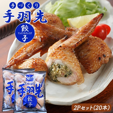 【計20本/10本入り×2パック】手羽先餃子 ご家庭用