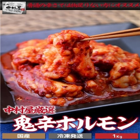 【1kg(100g×10パック)】国産牛 鬼辛ホルモン (牛 小腸)